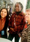 Shelly Chadha and Elaine Mukaaya at World Hearing Day.