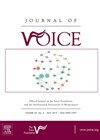 Journal of Voice journal cover