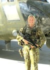 Photo of Kate Prior whilst deployed