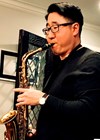 Charles Limb with his saxophone