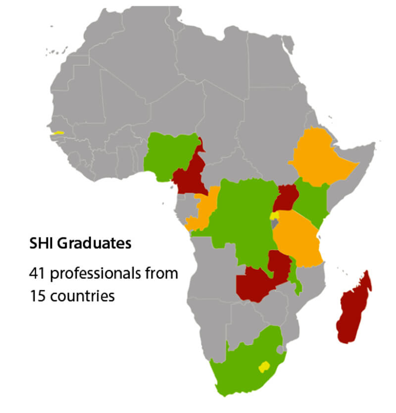 SHI Graduates Africa illustration