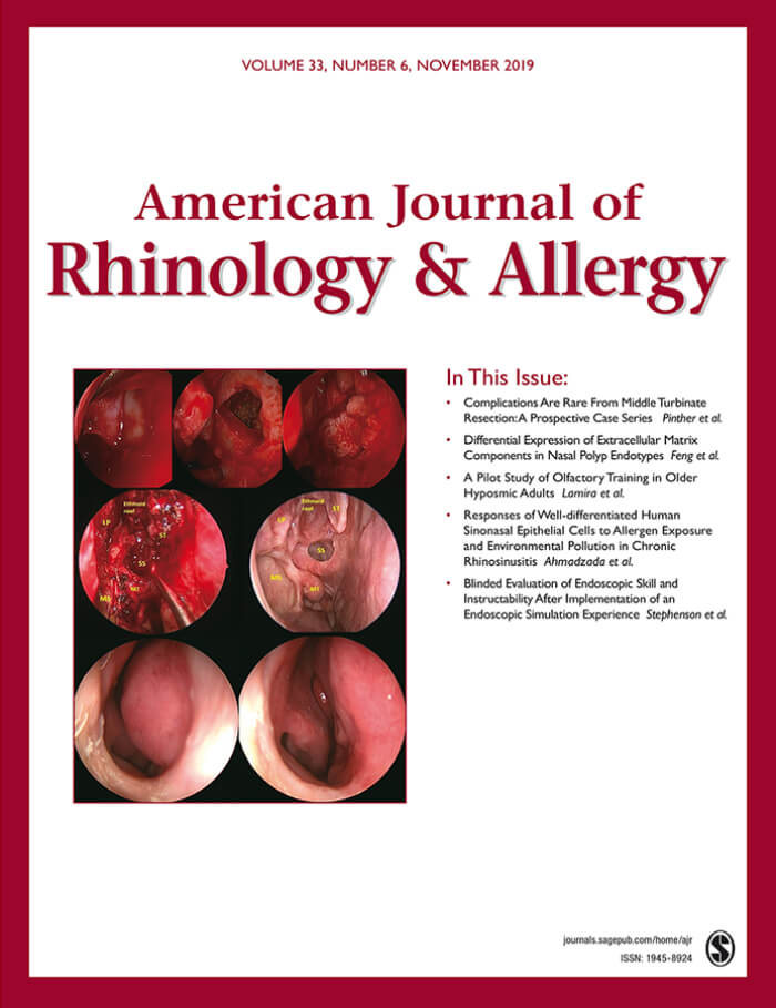 American Journal of Rhinology and Allergy cover image