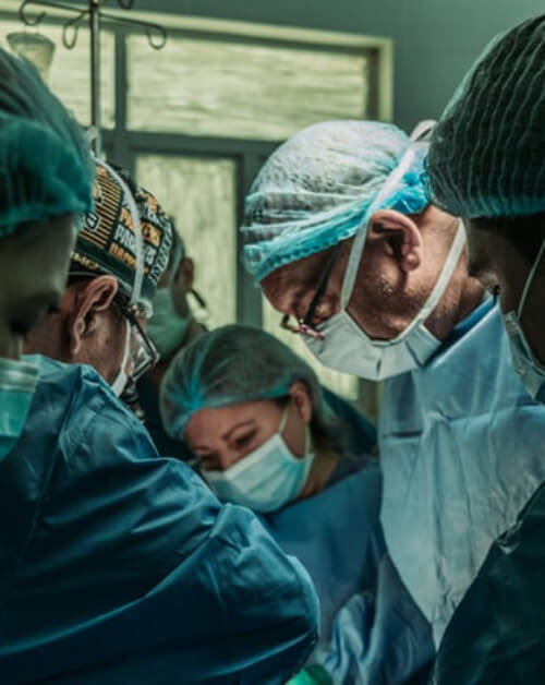 Picture of surgical operation