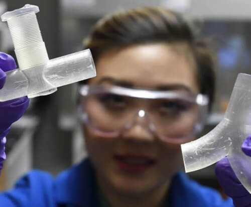 Ventilator splitter prototype photo