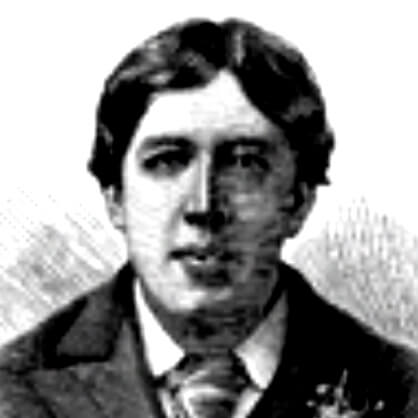 Illustration of Oscar Wilde