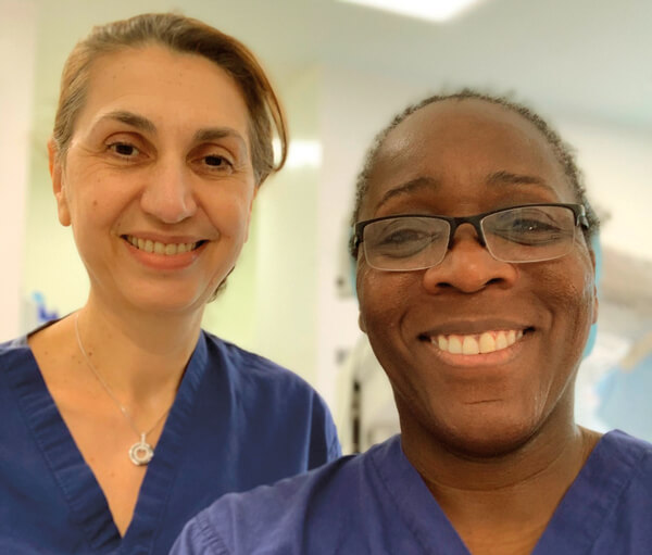 CI Surgeon, Konstance Tzifa, and Clinical Scientist, Marette Ambler photo