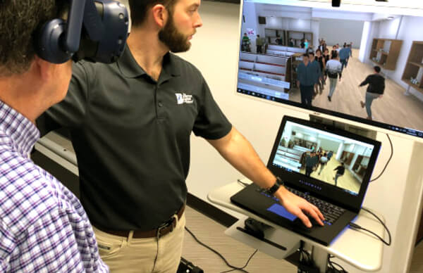 Advanced technology VRT with virtual reality photo