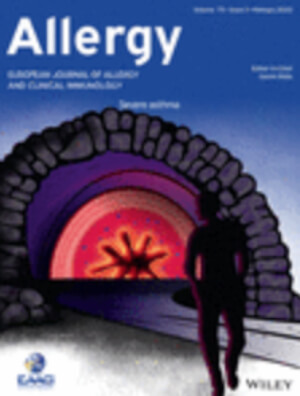 Allergy journal cover image