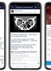 Example of MedShr cases and groups as seen in the app photo