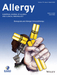 Allergy journal front cover image