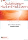 Otolaryngology - Head and Neck Surgery journal front cover image