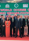 Photo of organisers and speakers at the 4th World IFOS Course on Hearing Rehabilitation  and on Head and Neck, in Ho Chi Minh, Vietnam, November 2019