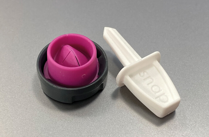 Photo showing the SNAP now complete and market ready.