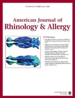 American Journal of Rhinology & Allergy cover image.