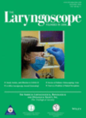 Laryngoscope journal cover image.