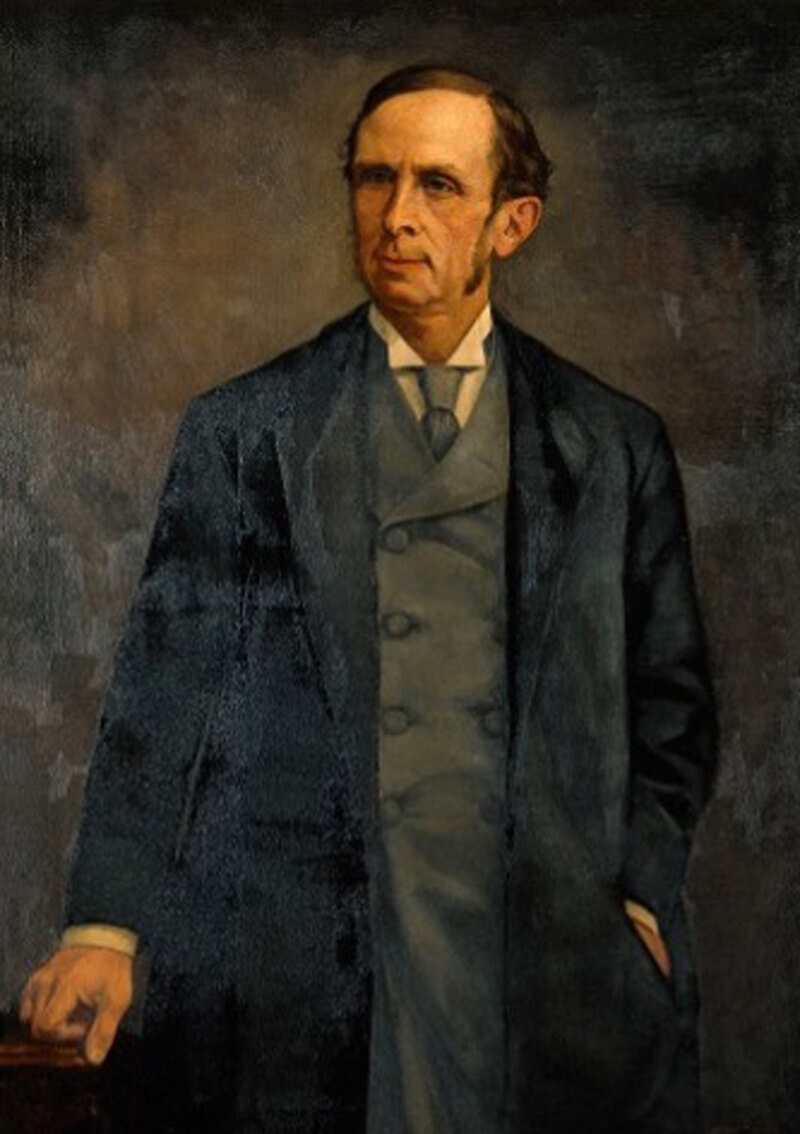 Painting of Sir Morell Mackenzie. 