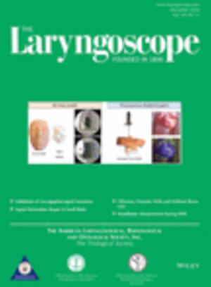 The Larygoscope journal cover.