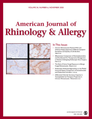 American Journal of Rhinology & Allergy cover.