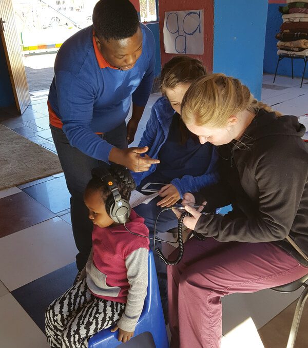 Photo showing Ndlovu Wits Audiology Clinic, South Africa.