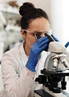 Photo of lab technician.
