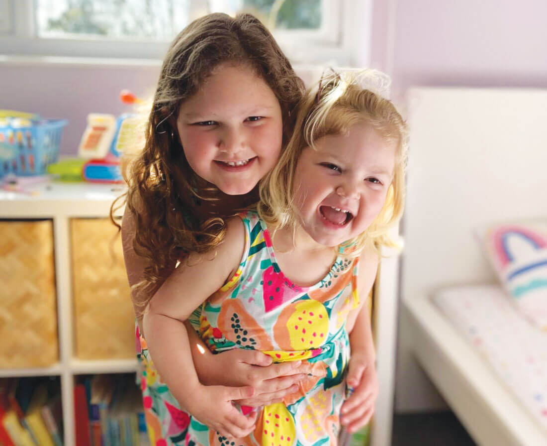 Photo of Tess Lopez's daughters.