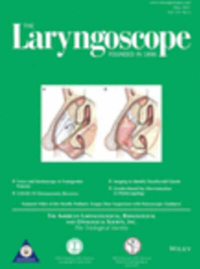 Laryngoscope journal cover image.