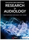 Evaluating and Conducting Research in Audiology book cover image.