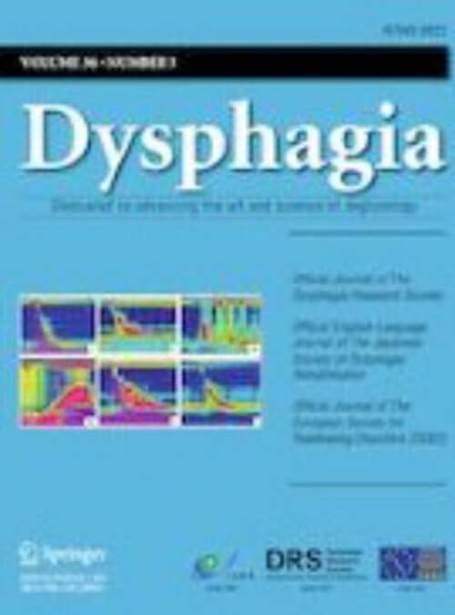 Dysphagia journal cover image.