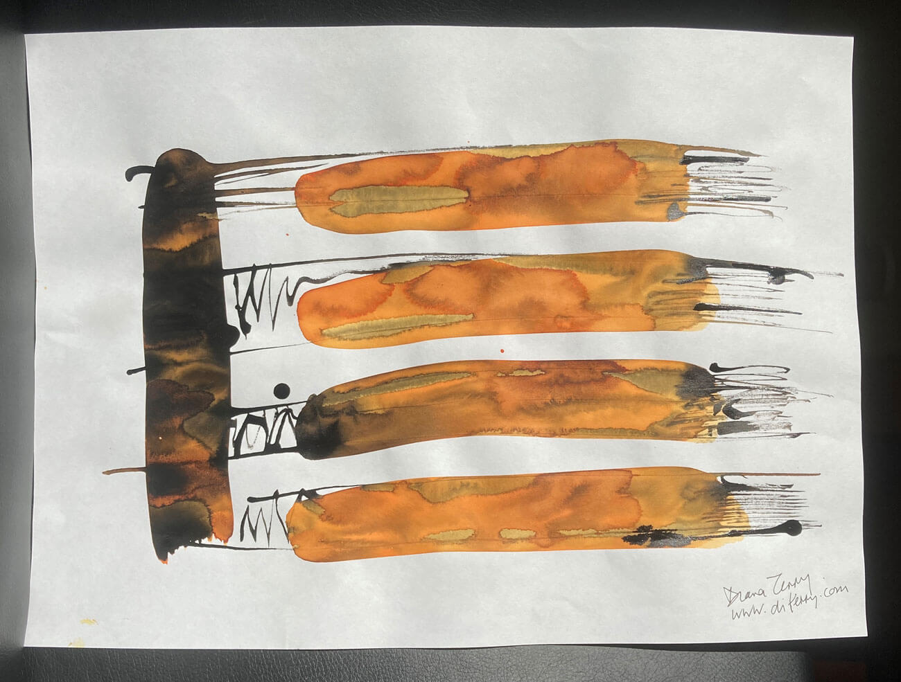 Winning entry painting by Diana Terry.