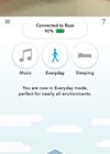Graphic depicting Neosensory Buzz app.