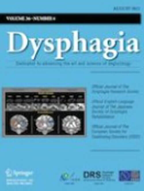 Dysphagia journal cover image.