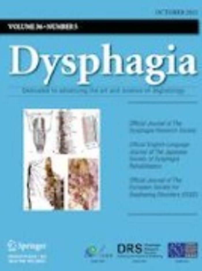 Dysphagia journal cover image.