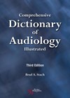Comprehensive Dictionary of Audiology – Third Edition  book cover image.