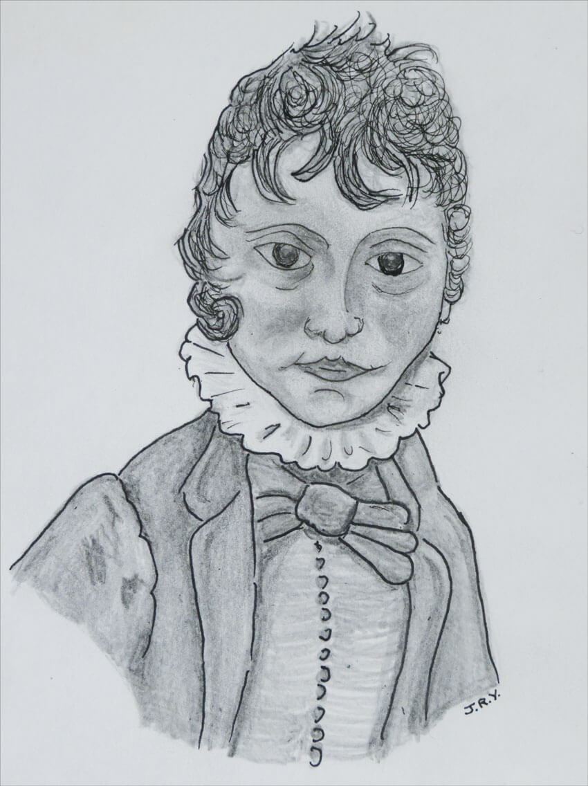 Illustration showing Lord Boringdon.