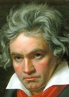 Painting of Ludwig Van Beethoven.