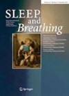 Sleep and Breathing journal cover image.