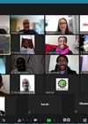 Screenshot of faculty and participants on the Nairobi PHPHI 2021 online course.