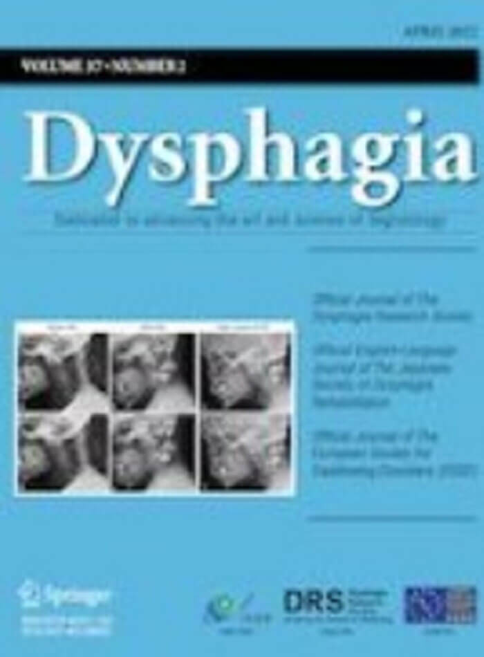 Dysphagia journal cover image.