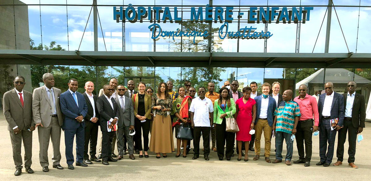 Photo showing group at international newborn hearing screening training for Francophone Africa.
