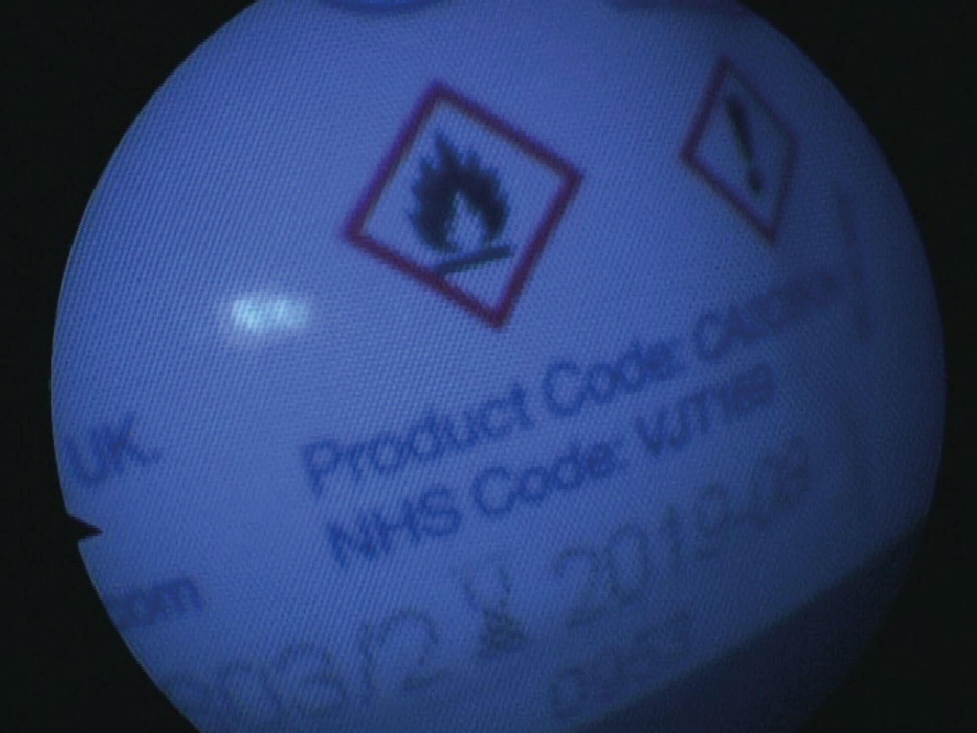 Image with Chester-gel technique - heath is held firmly against lense of scope by the gel.