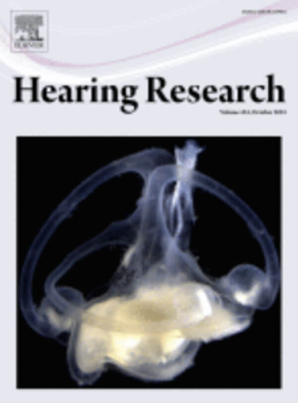 Hearing Research journal cover image.