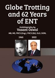 Globe Trotting and 62 years of ENT book cover image.