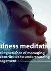 Mindfulness meditation article graphic link image.
