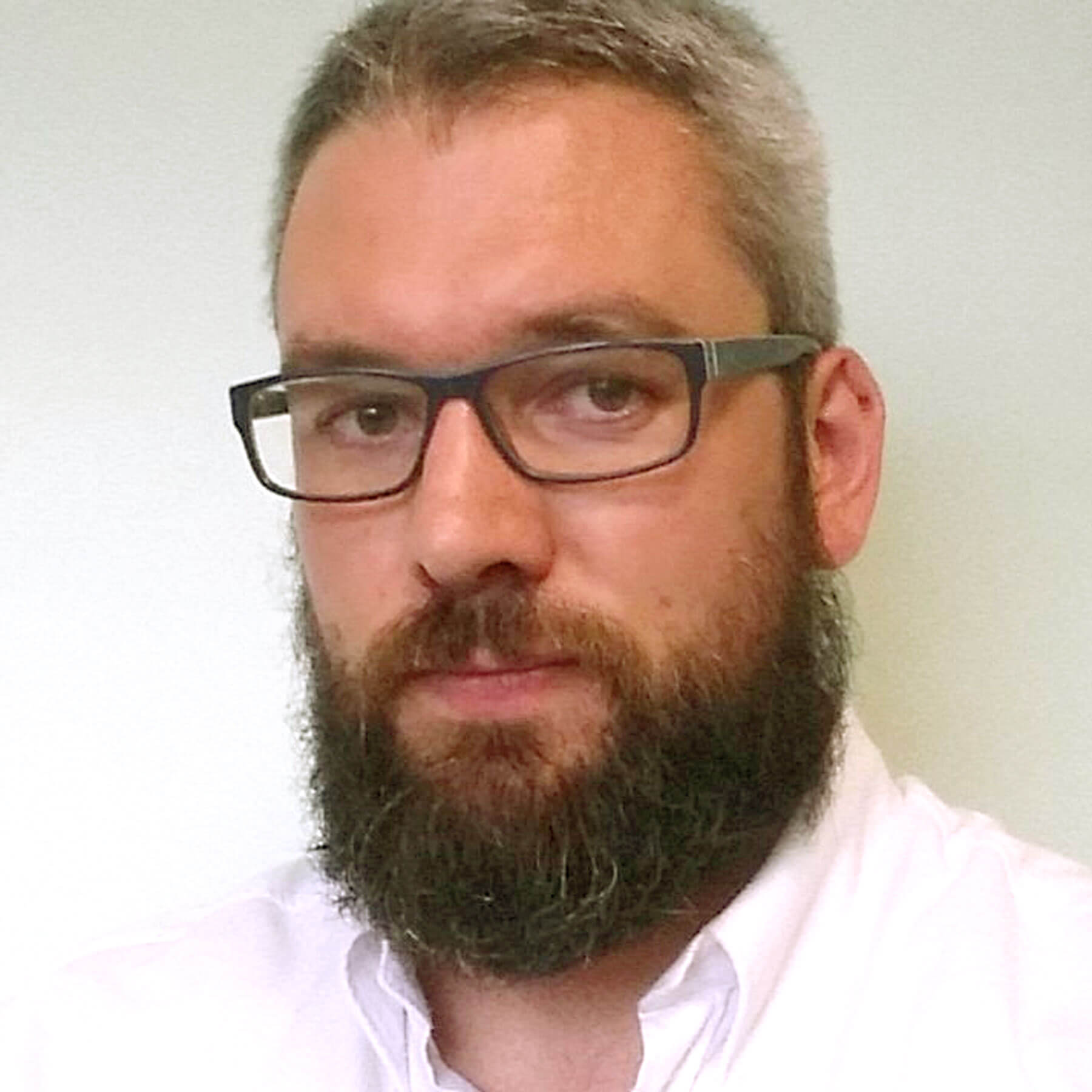 Photo of Ryan O'Shea at the end of his audiology career.