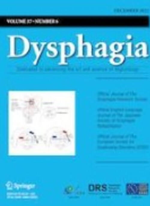Dysphagia journal cover image.