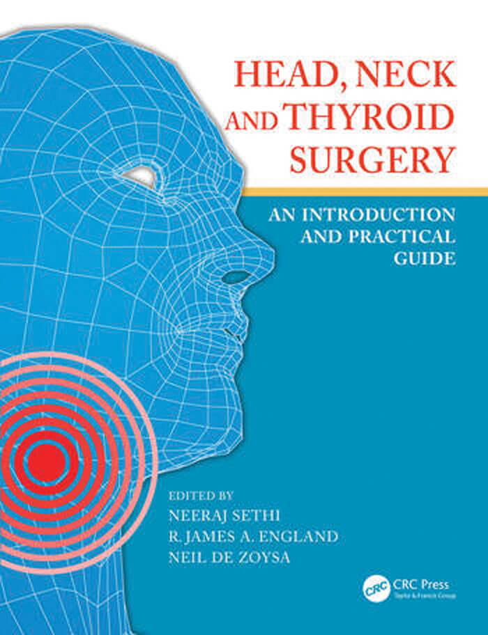 Head, Neck and Thyroid Surgery: An introduction and practical guide book cover image.