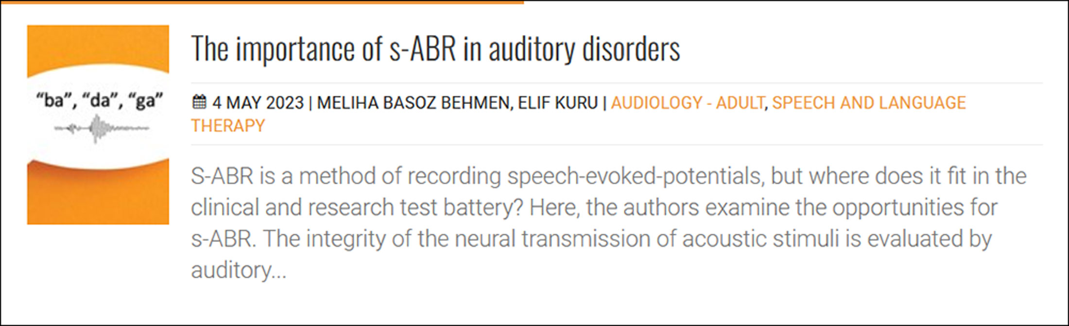 another name for speech detection threshold