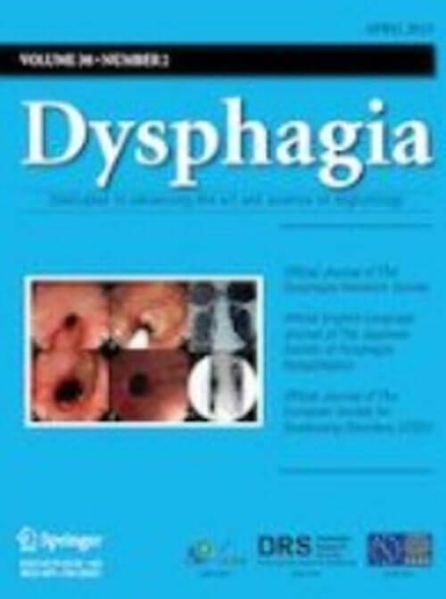 Dysphagia journal cover image.