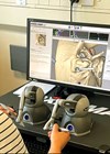 Photo showing digital temporal bone dissection simulator.