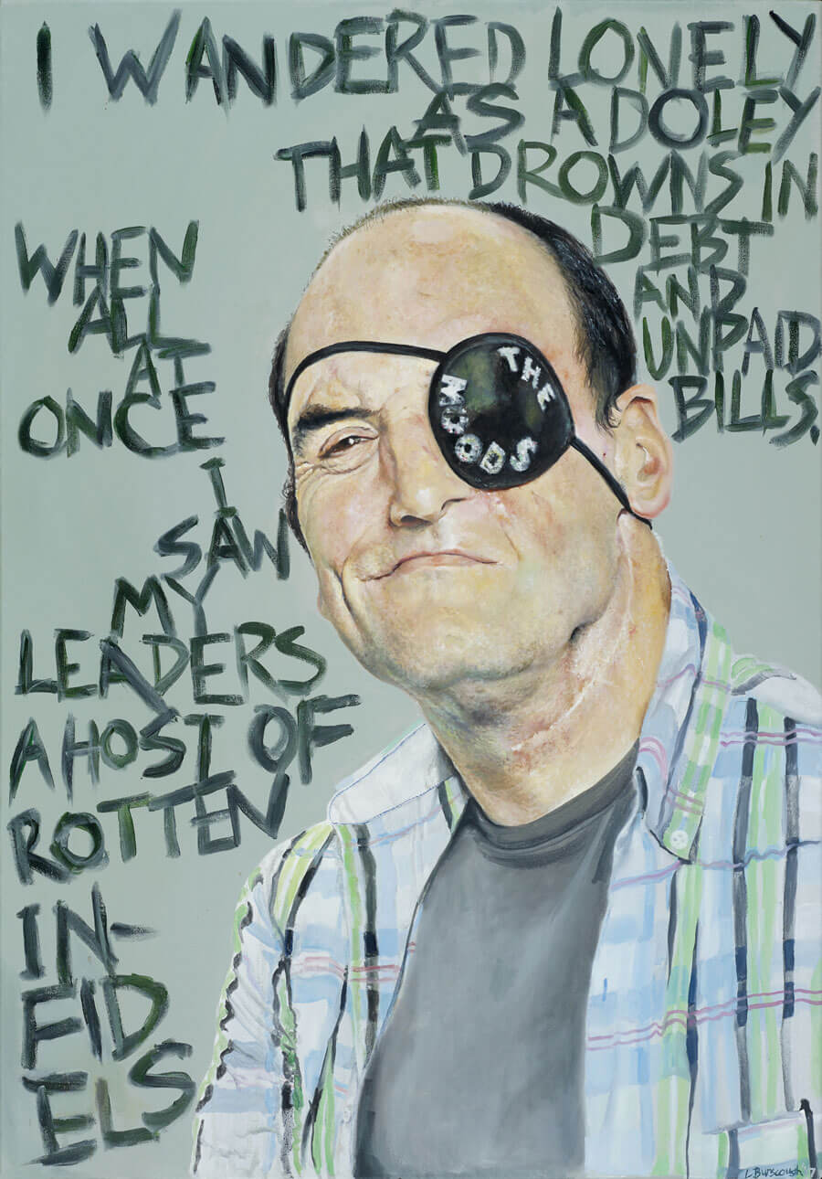 Lucy Burscough's painting of Bernard Corri.